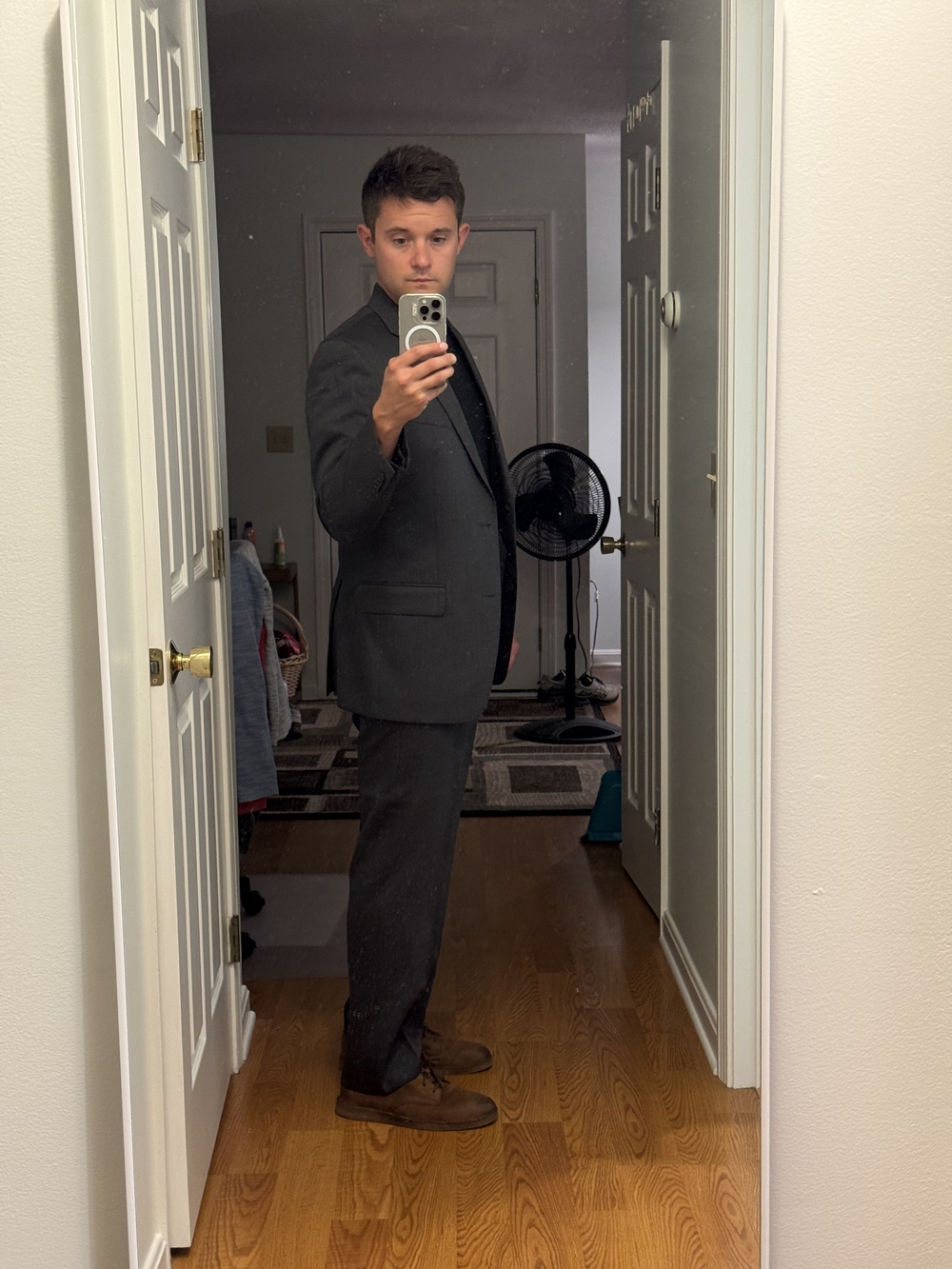 Men's Michael Kors Charcoal Gray Two-Piece Suit - Classic Blazer & Trousers